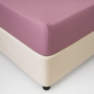 Hometouch Cotton Blend 250 Thread Count Fitted Sheet – Blush