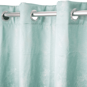 Duck Egg Jacquard Eyelet Lined Curtain 140x225cm (TAKE 2 FOR R639,99)