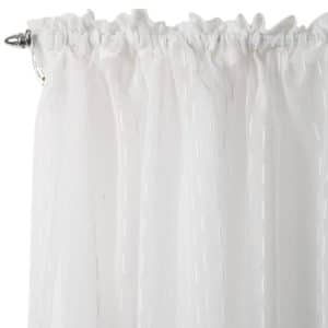 Hometouch Jacquard Sheer Taped Curtain 230x218cm