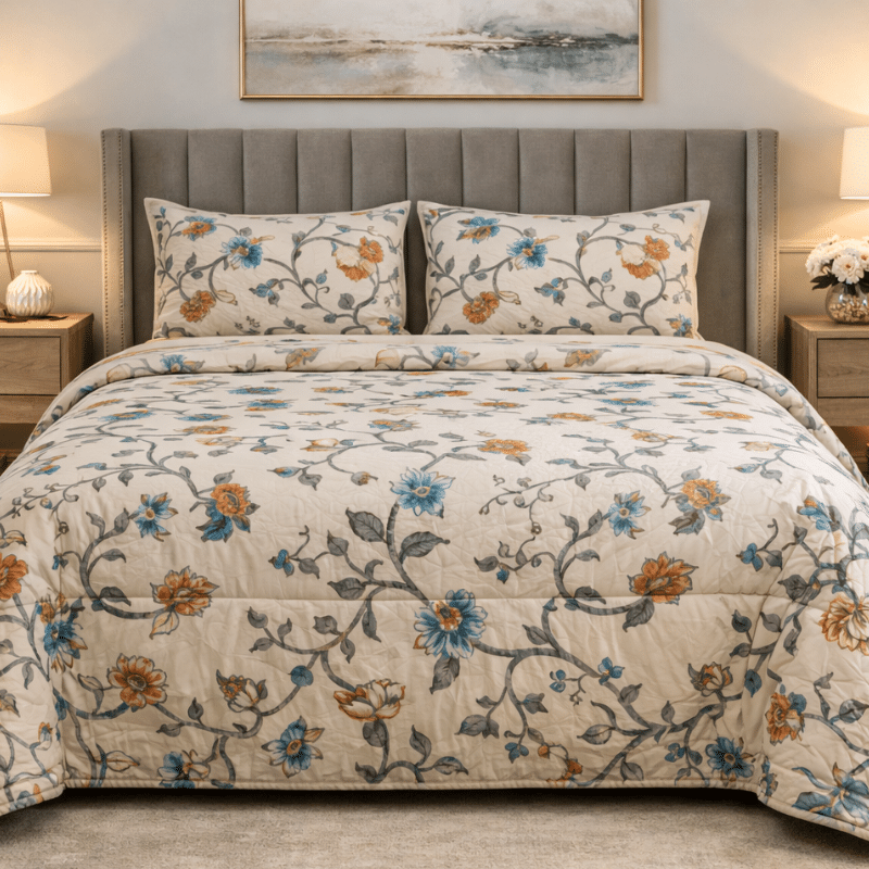 Hometouch Blossom Trail PlushLoft Comforter Set