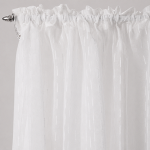 Hometouch Jacquard Sheer Taped Curtain - 230x218cm