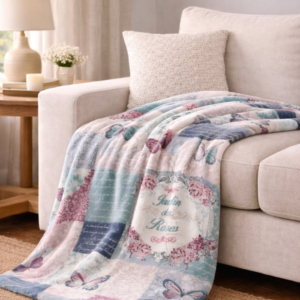 Hometouch Butterfly Coral Fleece Blanket 150x180cm (BUY ANY 3, ONLY PAY FOR 2!)