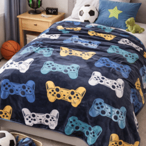Hometouch Kids Game On Coral Fleece Blanket 150x180cm (BUY ANY 3, ONLY PAY FOR 2!)