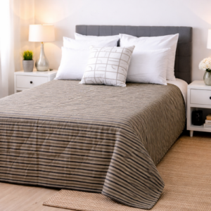 Hometouch Riverton Stripe Polycotton Quilt 1 Piece (BUY ANY 2, ONLY PAY FOR 1!)