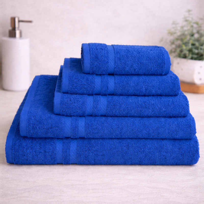 Hometouch Essentials Collection Towel 100% Cotton Royal Blue