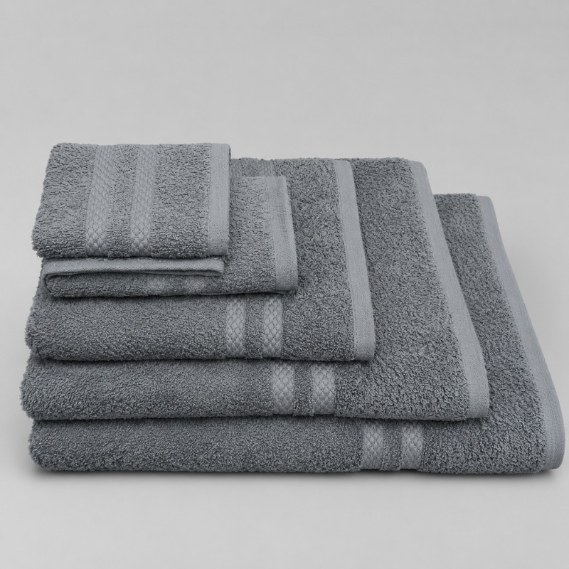 Nortex Madrid 420gsm 100% Cotton Towel – Grey - Image 3