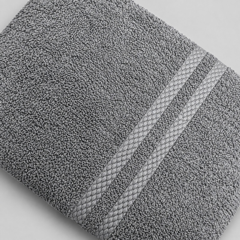 Nortex Madrid 420gsm 100% Cotton Towel – Grey - Image 6