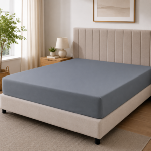 Hometouch Essentials Collection Fitted Sheet - Grey