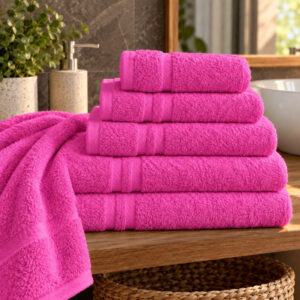 Nortex Madrid 420gsm 100% Cotton Towel – Cerise Pink