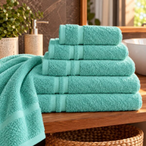 Nortex Madrid 420gsm 100% Cotton Towel – Duck Egg