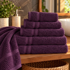 Nortex Madrid 420gsm 100% Cotton Towel – Grape