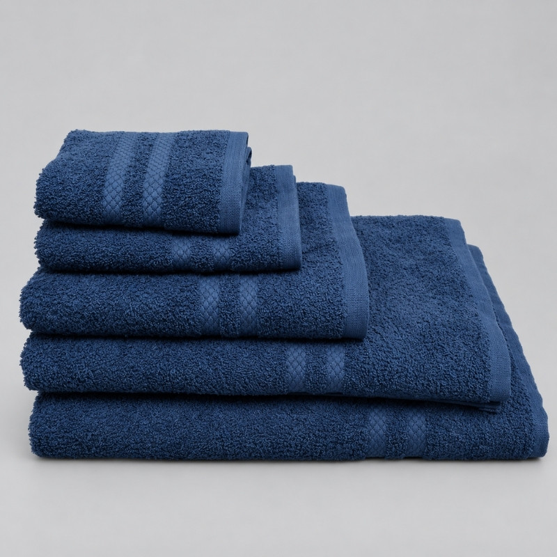 Nortex Madrid 420gsm 100% Cotton Towel – Navy - Image 4
