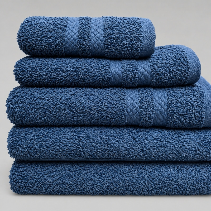 Nortex Madrid 420gsm 100% Cotton Towel – Navy - Image 5
