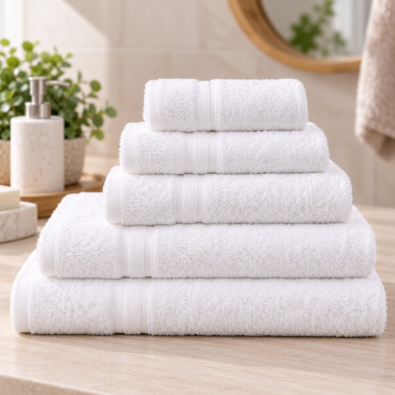 Nortex Madrid 420gsm 100% Cotton Towel – White - Image 2