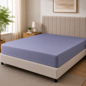 Hometouch Essentials Collection Fitted Sheet - Dark Lavender