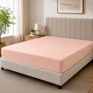 Hometouch Essentials Collection Fitted Sheet - Peach