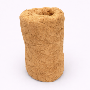 Hometouch 1 Ply Jacquard Shu Fleece Throw – Camel – 180x200cm