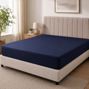 Hometouch Essentials Collection Fitted Sheet - Navy