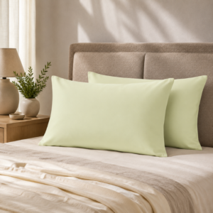 Hometouch Essentials Collection Standard Pillowcases – 2 Pack – Pastel Green