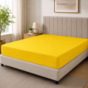 Hometouch Essentials Collection Fitted Sheet - Yellow