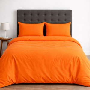 Hometouch Duvet Cover Set - Essentials Collection - Orange