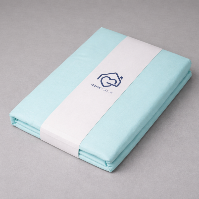 Hometouch Duvet Cover Set - Essentials Collection - Soft Aqua - Image 3