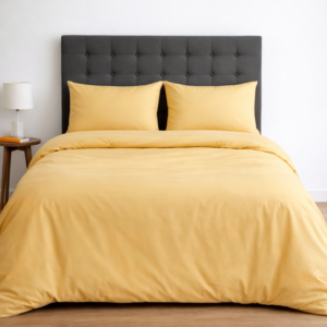 Hometouch Duvet Cover Set - Essentials Collection - Golden Yellow
