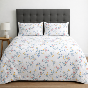 Hometouch Floral Serenity Duvet Cover Set - Essentials Collection