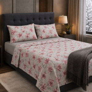 Casa Collection Adelee Floral Winter Flannel Bale Set
