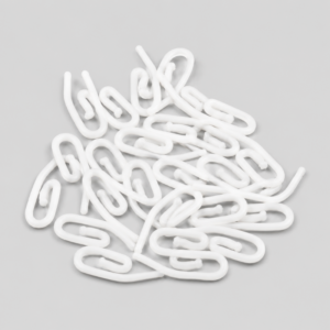 Hometouch White Curtain Track Hooks – Pack of 50