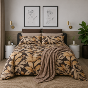 Pierre Cardin Painted Leaves Comforter Set