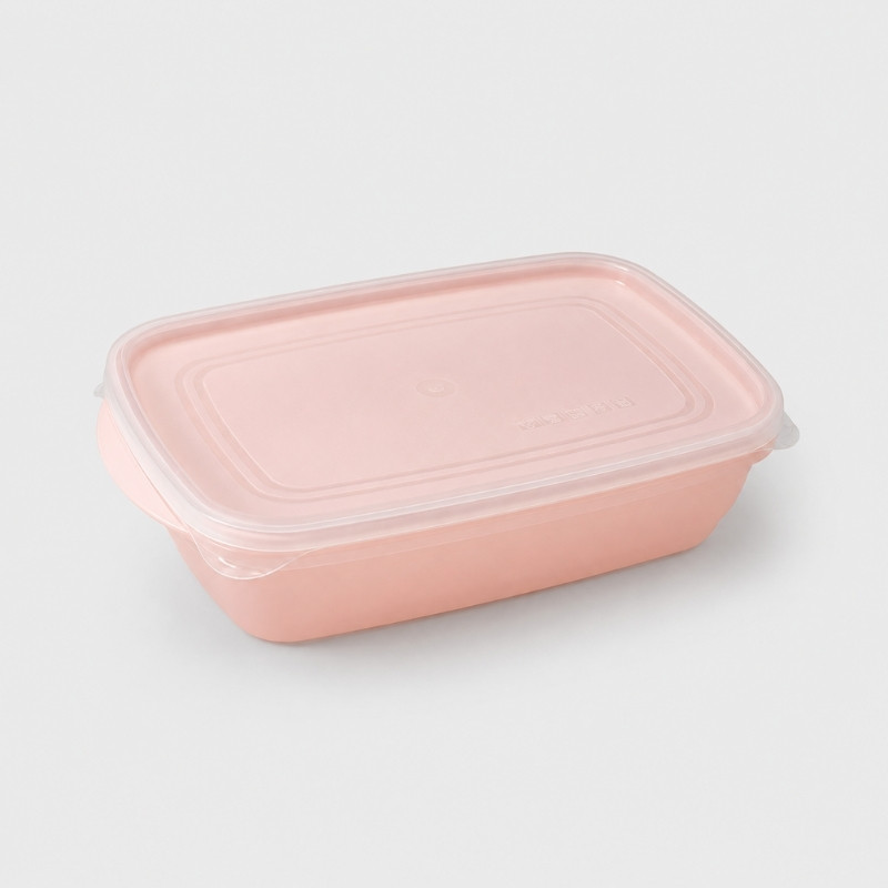 Continental Homeware Airtight Rectangular Food Storage Container 1.3L - Blush - Image 4