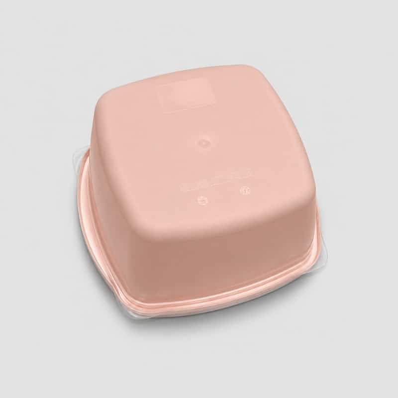 Continental Homeware Airtight Square Food Storage Container 1.3L - Blush - Image 4
