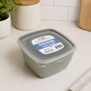 Continental Homeware Airtight Square Food Storage Container 1.3L - Mist Green