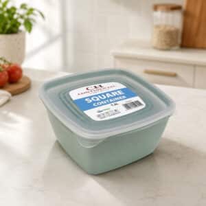 Continental Homeware Airtight Square Food Storage Container 1.3L - Seafoam