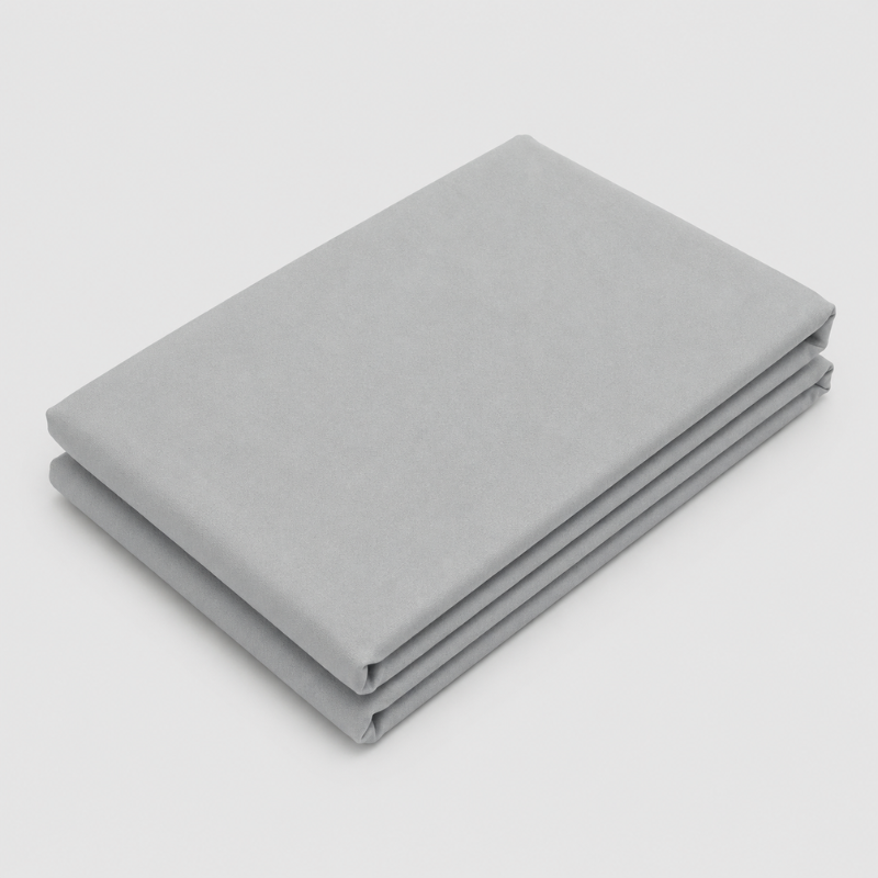 Hometouch Essentials Collection Textured Polyester Rectangular Tablecloth – Silver Grey - Image 3