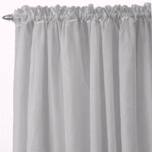 Hometouch Grey Mystical Voile Taped Curtain – 290x218cm