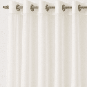 Hometouch Off White Mystical Voile Eyelet Curtain – 145x225cm