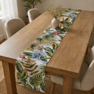 Hometouch Tropical Paradise Textured Table Runner 30x255cm