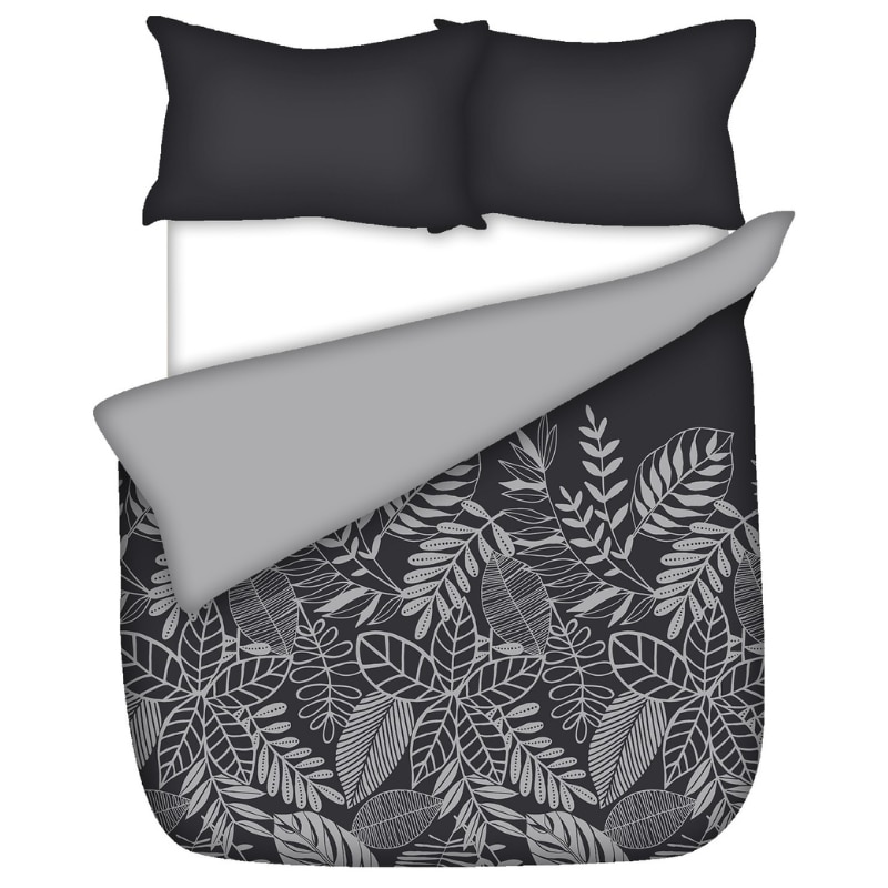 Tela Milano Artistic Leaves Reversible Comforter Set - Image 2