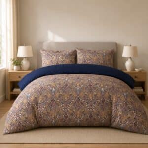 Tela Milano Rustic Paisley Reversible Comforter Set