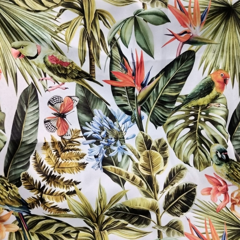 Hometouch Tropical Paradise Textured Table Runner 30x255cm - Image 2