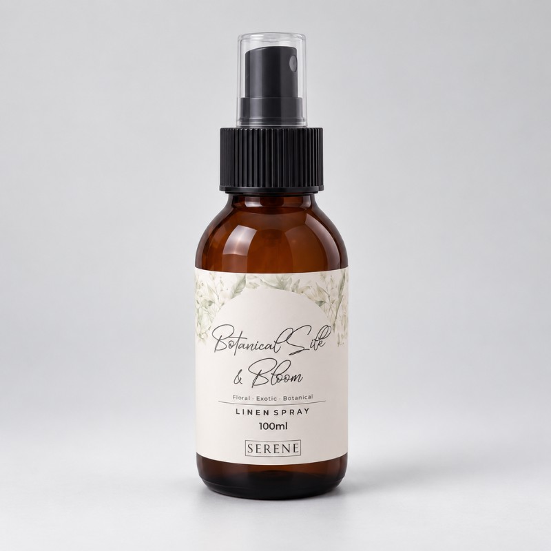 Serene Botanical Silk & Bloom Room & Linen Spray 100ml - Image 3